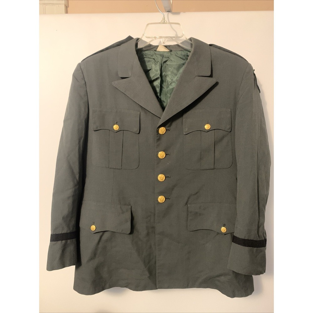 US ARMY MILITARY Issued Coat Men's 42S Army Green AG-344 Class 3